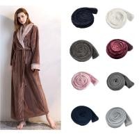 ราคา เสื้อคลุมอาบน้ำลายแฟลแนลดีไซน์เข็มขัด พร้อมสายคาดเปลี่ยนได้ ใช้ในบ้านหรือโรงแรม (54350570572)