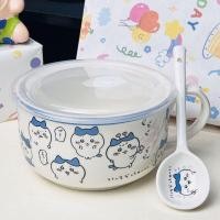 ราคา แตรขนาดเล็กชามบะหมี่กึ่งสําเร็จรูปเซรามิกการ์ตูนญี่ปุ่นชามข้าวนักเรียนหอพักบะหมี่กึ่งสําเร็จรูปหอยทากชามก๋วยเตี๋ยวความจุขนาดใหญ่ที่มีฝาปิดที่จั (56250154944)