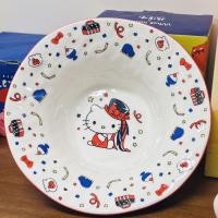 ราคา สวัสดี คิตตี้ เซรามิคหมวกฟางชามการ์ตูนน่ารักสาวชามก๋วยเตี๋ยวสร้างสรรค์หอยทากชามก๋วยเตี๋ยวจานติ่มซําอาหารเช้าจาน (48000189681)