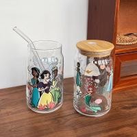 ราคา Belle Ariel Mermaid Aurora Snow White Sandi แก้วฟางถ้วยถ้วยน้ําส่งออก 500ml (43373704119)