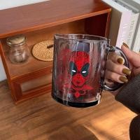 ราคา Deadpool Marvel X Men Deadpool ถ้วยแก้วอเมริกันถ้วยน้ําถ้วยกาแฟถ้วยชา 500ml (42414805441)