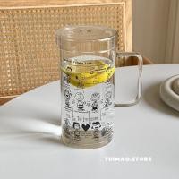 ราคา สนูปปี้ สนูปปี้ ที่มีฝาปิดแก้วความจุขนาดใหญ่ชาลีครอบครัวการ์ตูนแก้วน้ําน้ําผลไม้แก้วเบียร์ความร้อน (40614805516)