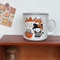 ราคา Hello Kitty แก้วเซรามิคน่ารักถ้วยน้ําสาวถ้วยอาหารเช้า 550ml Original Order (40523712636)