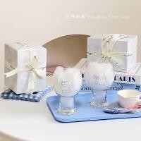 ราคา Ins สไตล์แมวสุนัขแก้วเบียร์โปร่งใส Goblet ฟาง Influencer ดื่มถ้วยสํานักงานขนาดใหญ่ความจุถ้วย (27691808592)