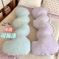 ราคา การ์ตูนแถบยาวหมอนสาวนอนหมอนสี่เหลี่ยมขาคลิป มีประโยชน์ เครื่องมือห้องนอนหอพักด้านข้างนอนกอดฤดูร้อนลายสก๊อต (57151750159)