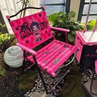 ราคา Sweetheart Molly การ์ตูนกลางแจ้ง Camping Kemit เก้าอี้พับได้แบบพกพาเก้าอี้ชายหาดโต๊ะเก้าอี้ Courtyard ระเบียง (28893634225)