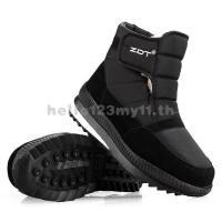 ราคา รองเท้าผู้ชาย2024ฤดูหนาวรองเท้าผู้ชายรองเท้าข้อเท้า U nisex รองเท้าสั้นกันน้ำลื่นอบอุ่นขนแบนผู้ชายรองเท้าหิมะขนาดใหญ่36 47 1p1w (24186002089)