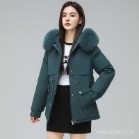 ราคา แจ็คเก็ตฤดูหนาวสำหรับผู้หญิง พาร์ก้าผ้าหนานุ่ม กันลมกันฝน ใส่สบาย (44850158934)