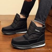 ราคา รองเท้าผ้าฝ้ายอุ่นบุขนสูงสําหรับฤดูหนาวสําหรับผู้ชายวัยกลางคนและผู้สูงอายุรองเท้าลุยหิมะกันลื่นรองเท้าผ้าฝ้ายผู้ชายฤดูหนาว ZXFJ (43119288176)