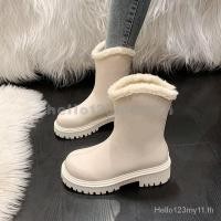 ราคา รองเท้าบูทลุยหิมะชิ้นเดียวรองเท้าบูทผ้าฝ้ายกันน้ำบุขนฮอกไกโดเล่นสกีกลางแจ้งที่อบอุ่นและทนหนาวรองเท้าทำงานรองเท้าผ้าฝ้ายผู้หญิงแฟชั่น (29316715697)