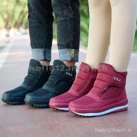 ราคา รองเท้าบูทลุยหิมะสำหรับคู่รักในสต็อก บวกกำมะหยี่รองเท้าบูทผ้าฝ้ายกันหนาวและกันหนาว (28517665631)