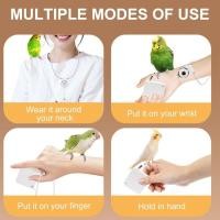 ราคา LA Pet Bird สายจูงบินอัตโนมัติพร้อมสายสแตนเลสสําหรับนกแก้วค็อกคาเทล (53501881309)