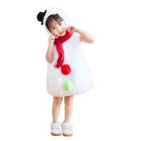 ราคา ชุดแฟนซี Snowman สีขาวสำหรับเด็ก พร้อมเครื่องประดับเทศกาลคริสต์มาส (52700960662)