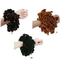 ราคา Lala Scrunchies สำหรับสวมเส้นผมและห่วง ผมขนาดใหญ่ สีทึบ พอดีกับการสวมใส่ฮิจอบ (44424193817)