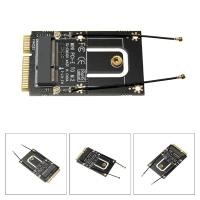 ราคา Lala M 2 NGFF อะแดปเตอร์ Wifi M2 Ngff Key E ถึง Mini Pcie Pci Express Wifi การ์ด (27442987207)