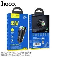 ราคา Hoco NZ6 PD45W 3 Port Car Charger หัวชาร์จในรถยนต์รองรับเทคโนโลยีชาร์จเร็ว หัวชาร์ท หัวชาร์จในรถยนต์ แท้100 (44417889553)
