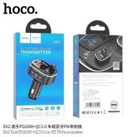 ราคา ของแท้100 บลูทูธในรถยนต์ Hoco E62 Bluetooth5 0 Car Kit FM Transmitter PD20W QC 3 0 display LED 89 (41017624384)