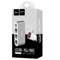 ราคา Hoco Car Charger Z13 ช่องขยายจุดบุหรี่ภายในรถยนต์ พร้อมบอกค่าแบตเตอร์รี่ สีเงิน (26641222888)
