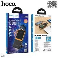 ราคา HOCO A20 พาวเวอร์แบงค์ 10000mAh พร้อมสายชาร์จ ชาร์จ 5 อุปกรณ์ได้พร้อมกัน มีขาตั้งมือถือในตัว hc8 (44118940638)