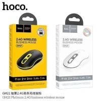 ราคา Hoco GM21 เมาส์ไร้สาย เชื่อมต่อ USB 2 4G ความเร็ว 1000 1200 1600 DPI ปุ่มกด 4 ปุ่ม รองรับคอมพ์ โน้ตบุ้ค เมาส์ (41567652653)