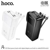 ราคา แบตสำรอง HOCO E10 Power Bank With Cables 4in1 30000mAh มีสายชาร์จในตัว หน้าจอ LED รับประกัน 1 ปี (41418945668)