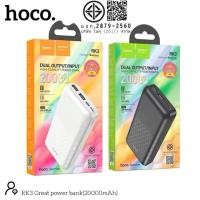 ราคา มี มอก HOCO รุ่น PK3 powerbank พราวเวอร์เเบง แบตสำรอง 20000mah Fast Charging ชาร์จเร็ว 2output 2input ดีไซน์เรียบ สวยหรู (40819009051)