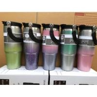 ราคา แก้วเก็บความเย็นแบบใหม่มีหูจับ หูหิ้ว แก้วกาแฟ แก้วสแตนเลส 890ml (25507486213)