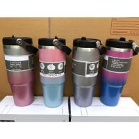 ราคา แก้วเก็บความเย็นแบบใหม่มีหูจับ หูหิ้ว แก้วกาแฟ แก้วสแตนเลส 890ml (24307483577)