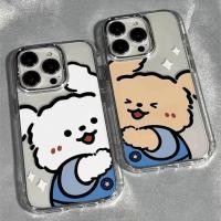 ราคา การ์ตูนลูกสุนัขเคสใสสําหรับVivo V50 Lite V50E V21 V21E IQOO Z10X Z9 Turbo Y300T Y300i Y200 GT Y39 Y04 Y29S Y19E S30 Pro Mini T4Xคู่นุ่มกรณีเคสโทรศัพท์น่ารัก (43505021227)
