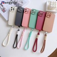 ราคา สีทึบเรียบง่ายเคสโทรศัพท์สําหรับOPPO A60 A98 A79 A78 A58 A18 A38 A16S A54S A96 A76 A36 5G 4Gฝาหลังพร้อมเชือกเส้นเล็กสั้นเลนส์ป้องกันกันกระแทกปลอกนุ่ม (40354289534)