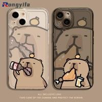 ราคา การ์ตูน Capybara เคสโทรศัพท์สําหรับ OPPO A5 Pro A3 A3X A2 A1 Pro A3i A2M A2X A1s A1X A18 A15 A15s A16 A16s A16s A17K นุ่มปกหลังน่ารัก (29536206258)