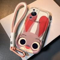 ราคา Judy กระต่าย Air กระเป๋าสําหรับ OPPO R17 R15 F19 Pro F11 ค้นหา X7 Pro Ultra X6 X5 X3 Pro A97 A9 A5 2020 A77 2022 โปร่งใสเคสโทรศัพท์พร้อม Carabiner สีชมพู Lanyard Soft Clear Cover (28355837141)