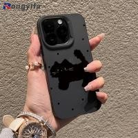 ราคา น่ารัก Polka dot Little Black Cat สําหรับ Vivo Y28s Y03 Y200 Y200i Y38 T3X 5G V30 V29 Lite IQOO Z9 Turbo Z9X Z8 X100 Ultra Simple กันกระแทกเคสโทรศัพท์ Matte Cover (27855441303)