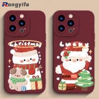 ราคา SAMSUNG การ์ตูนซานตาคลอสคริสต์มาสเคสโทรศัพท์สําหรับsamsung Galaxy J6 Plus J4 Plus J2 Prime A7 2018 A750 A91 A81 M80s M60s J6 J4 5G 4Gปลอกน่ารักต้นคริสต์มาสAnti fall Soft Cover (25788685902)