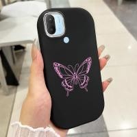 ราคา เคสสำหรับ Xiaomi Redmi A1 A2 A1 Plus A2 Plus เคสโทรศัพท์ผีเสื้อกันกระแทกกลมและอ้วน (58100160683)