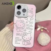 ราคา น่ารักการ์ตูน Kitty สีชมพูเคสโทรศัพท์สําหรับ Vivo X200 Pro Mini X200S X100 Ultra X100S X90 X80 X70 X60 Pro X70T X60T T4X T3X T3 Lite Hollowed out Kuromi สีม่วงปลอกกันกระแทก (52901374151)