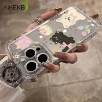 ราคา SAMSUNG ดอกไม้น่ารักสุนัขสี่มุมเคสโทรศัพท์สําหรับSamsung Galaxy A04 A03 Core A03S A02S A2 A01 Core A01S XCover 7 6 Pro 5 Pro 2 4Gโบว์แมวกันกระแทกปลอกอ่อนใส (44475493061)