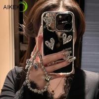 ราคา หรูหราหัวใจกระจกปลอกสําหรับ Infinix Hot 50i 30i 40i สมาร์ท 9 8 HD Pro Plus 7 อินเดีย Plus ลูกปัดเงินโบว์สร้อยข้อมือเคสโทรศัพท์ Anti fall ฝาครอบ (44217513662)