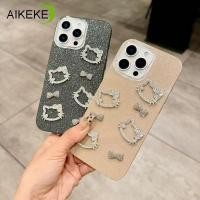 ราคา หรูหราเพชร Kitty เคสโทรศัพท์สําหรับ OPPO A5 Pro A5X A3 A3X Reno 13F 13 Pro A80 A60 A40 A40M A17 A17K A57 A77 2022 A77S A57S A57S A57S A57E 5G Glitter Anti fall ฝาครอบเงา (43008230060)