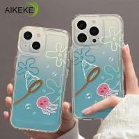 ราคา การ์ตูนมหาสมุทรเคสโทรศัพท์สําหรับ ไอคิว 13 12 11 10 9 8 7 5 มือโปร 3 5ก 4กปลอกใสแมงกะพรุนน่ารักกันกระแทกปกอ่อน (41572255830)