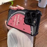 ราคา สําหรับrealme C60 C55 หมายเหตุ 50 9 Pro Plus C2 C2S Q5i V23 V23i Narzo N55 N53 50 5Gเคสโทรศัพท์กล้องเลนส์Camปกป้องน่ารักสีชมพูแตงโมโปร่งใสปลอกปกหลัง (29560404653)