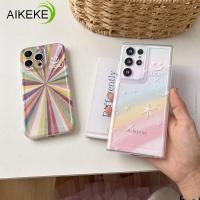 ราคา เคสโทรศัพท์สีรุ้งสําหรับ Redmi K80 K70 K70E K60 K50 K40 K40S K30 K20 Pro Ultra 5G 4G Smile ฝาหลัง Radiance น่ารัก Star Soft Clear Casing (28838079998)