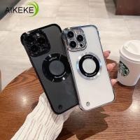 ราคา สําหรับ Oneplus ACE 3V 3 2 Pro 2V 2 Oneplus 12 11 10 9 8 7T 7 Pro 9R 8T เคสโทรศัพท์อะคริลิคใส Frameless ป้องกัน Cam แม่เหล็กไร้สายแหวนปกหลัง (27904416076)