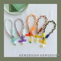 ราคา สไตล์เกาหลี INS ดอกไม้ป่า Tulips Wristlet Lanyard ID Card Holder ไนลอนข้อมือถัก Anti lost Universal โทรศัพท์มือถือ Lanyard สายคล้อง (26708244415)