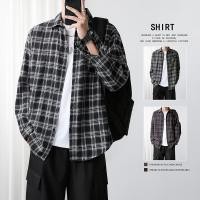 ราคา เสื้อย้อนยุคลายสก็อตแขนยาวสำหรับผู้ชาย สไตล์ STREETWEAR สวมใส่ง่ายและสบาย (40774669089)