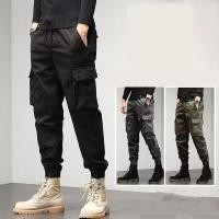 ราคา กางเกงคาร์โก้ผู้ชาย สไตล์ฮาราจูกุ ทรงหลวม สวมใส่ง่าย และมีคุณภาพสูง (43225130477)