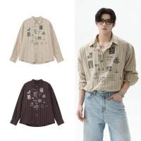 ราคา เสื้อเชิ้ตแขนยาวสไตล์อเมริกันย้อนยุคสำหรับฤดูใบไม้ร่วง ใส่สบาย เหมาะสำหรับทั้งชายและหญิง (40867291278)