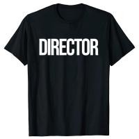 ราคา เสื้อยืดสีดําตัวอักษร DIRECTOR การกําหนดค่าแบบ Low Key of Film Television Industrial Charm (27432390493)