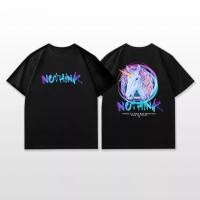 ราคา สีสันลายยูนิคอร์นอินเทรนด์ เสื้อยืดคอกลมแขนสั้น ไม่ต้องรีด ขนาด S 5XL (41454192583)