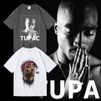 ราคา เสื้อยืด Tupac 2Pac แขนสั้น คอกลม สกรีนลายสวยฮิปฮอป (41153206850)